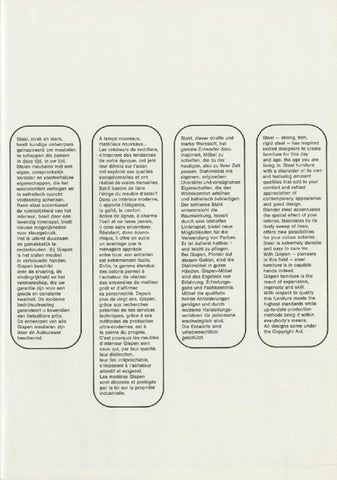 Gispen Collectie 家具目录 · Gispen meubelcatalogus 1968 - 1969 第 3 页
