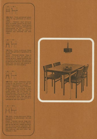 Gispen Collectie 家具目录 · Gispen meubelcatalogus 1968 - 1969 第 5 页
