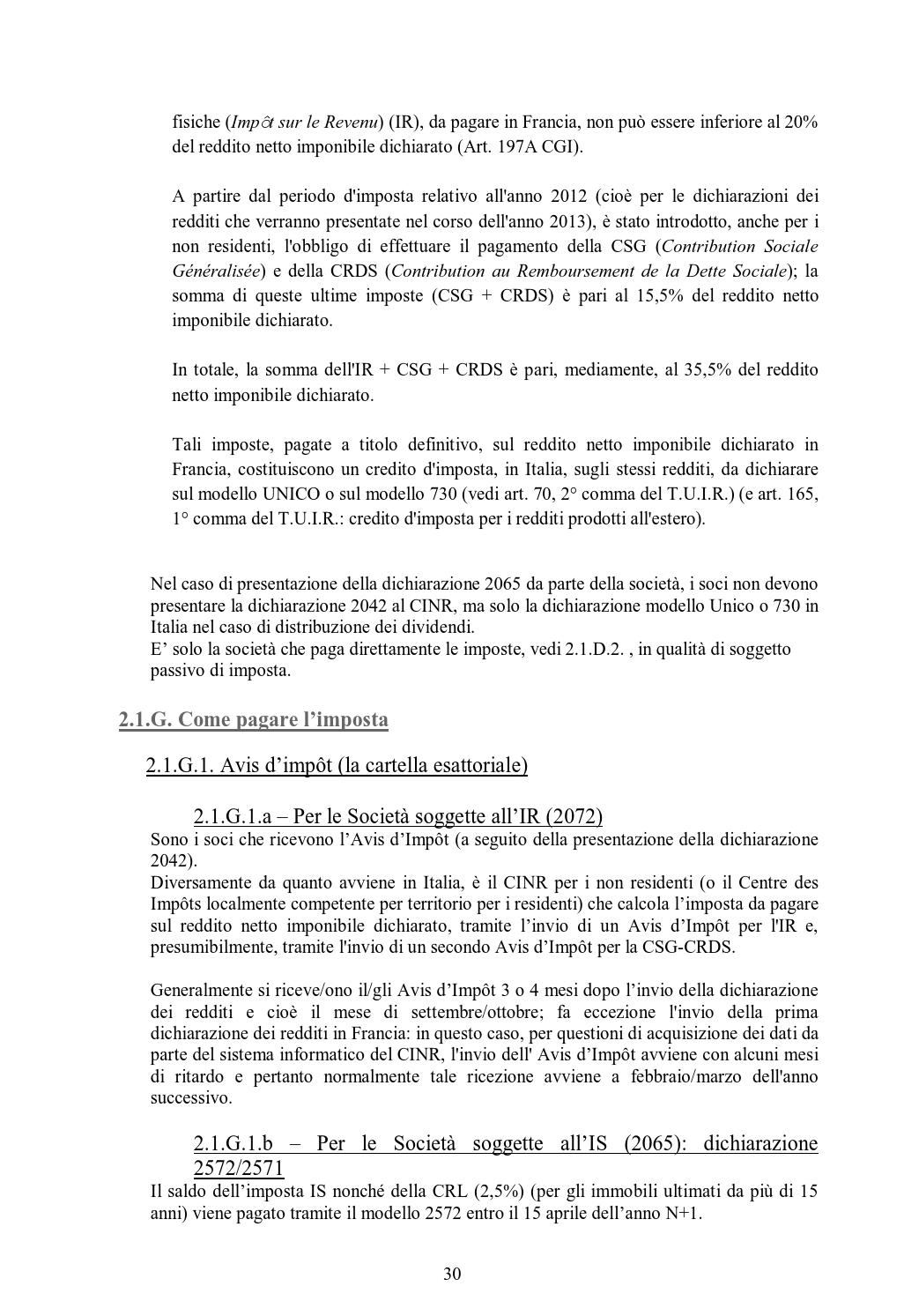 calcola impot francia