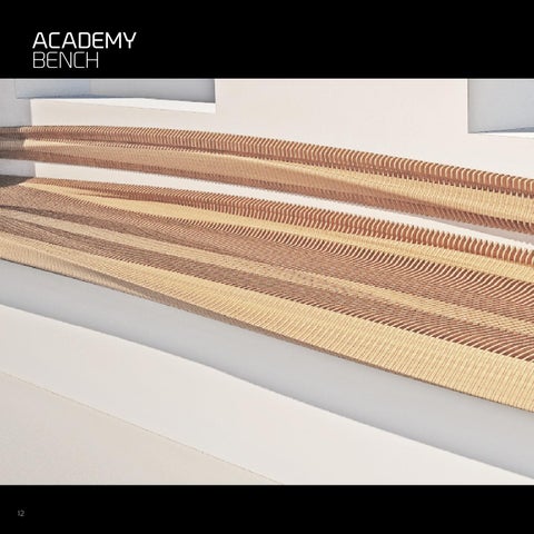 Yurii Kryvokhatko 家具目录 · Academy 长凳 第 12 页