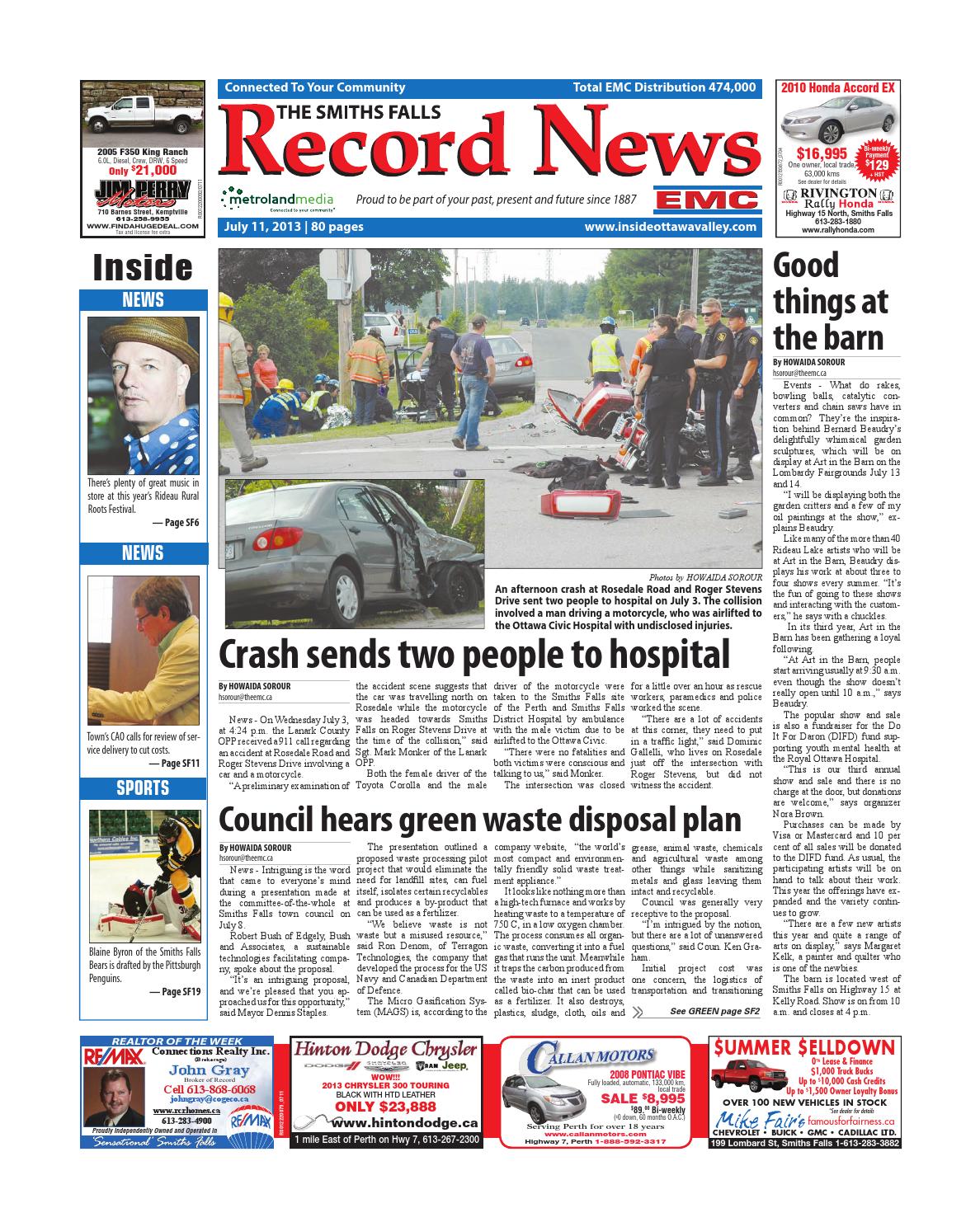 Smithsfalls071113 by Metroland East - Smiths Falls Record News - Issuu