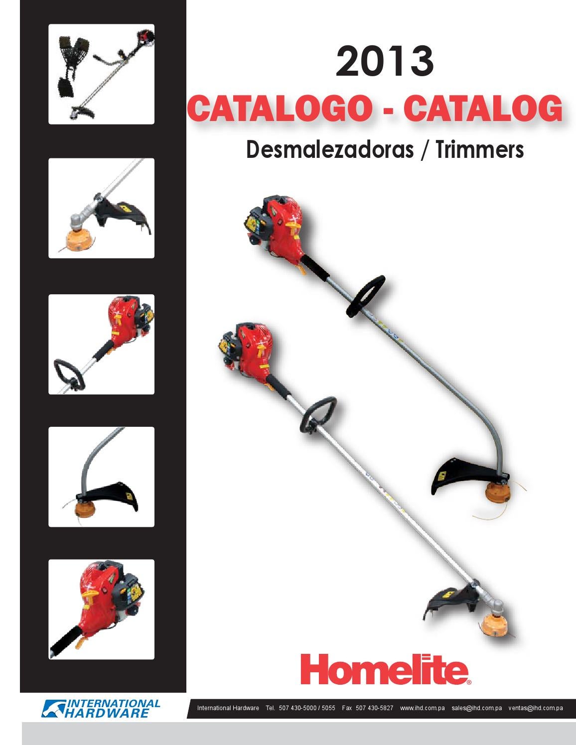 Catálogo Homelite 2013 by INTERNATIONAL HARDWARE Issuu