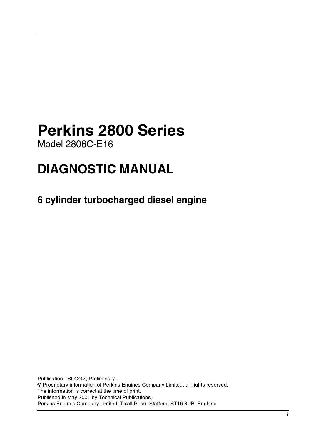 2800 SERIES PERKINS DIAGNOSTIC MANUAL by Power Generation Issuu