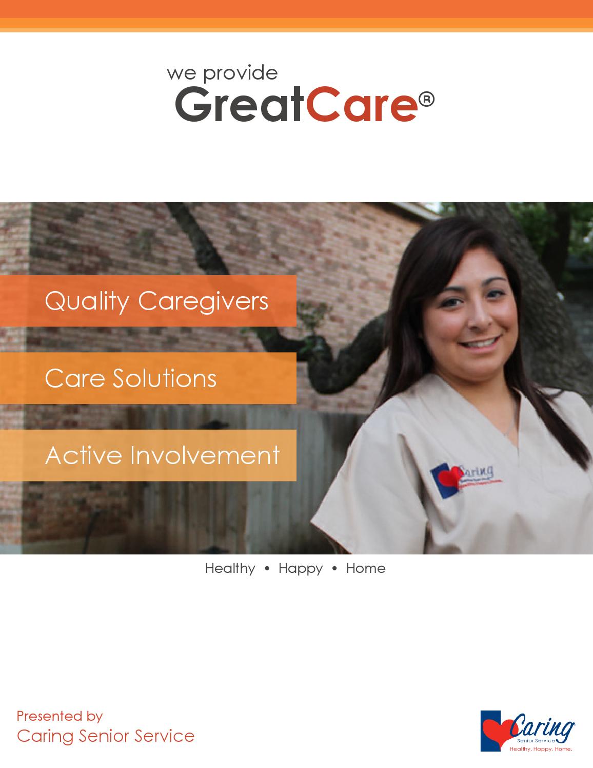 GreatCareTM Booklet By Caring Senior Service Issuu GreatCareTM Booklet By Caring Senior Service Issuu