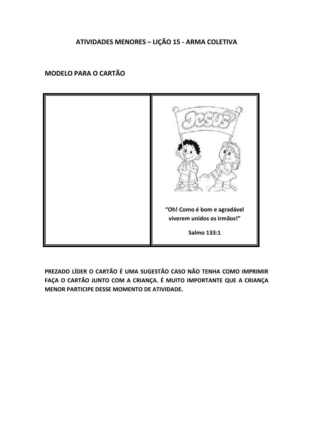 Atividade | Infantil | 21/07/2013 à 27/07/2013 by Primeira Igreja Batista de  Curitiba - Issuu, image size:1058x1497