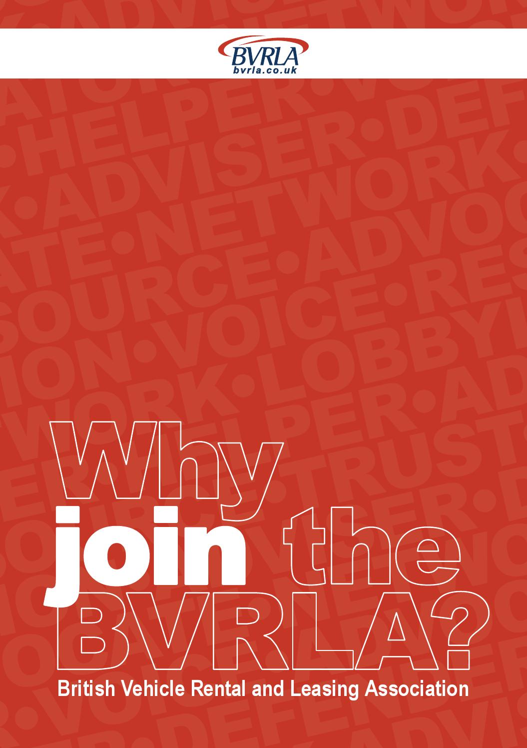 Why Join the BVRLA? by BVRLA - Issuu