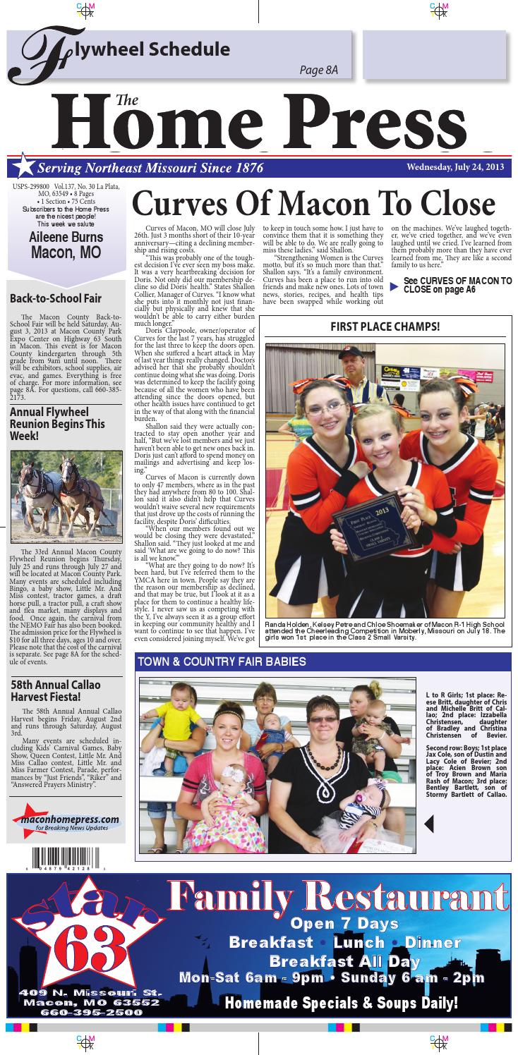 7 24 13 home press edition by Lewis County Press - Issuu
