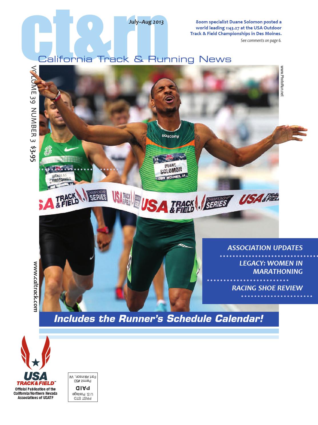 California Track & Running News July Aug 2013 by Fortius Media