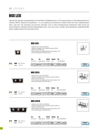 OEM International 灯饰目录 · 01 LED alasvalot 第 18 页