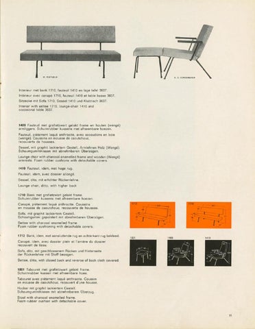 Gispen Collectie 家具目录 · Gispen Culemborg Holland, 1962 第 13 页