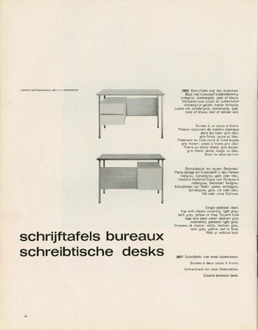 Gispen Collectie 家具目录 · Gispen Culemborg Holland, 1962 第 16 页