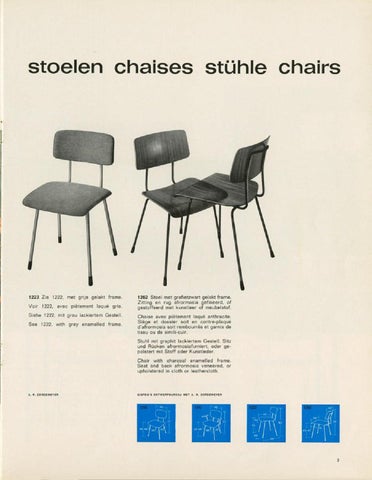 Gispen Collectie 家具目录 · Gispen Culemborg Holland, 1962 第 5 页