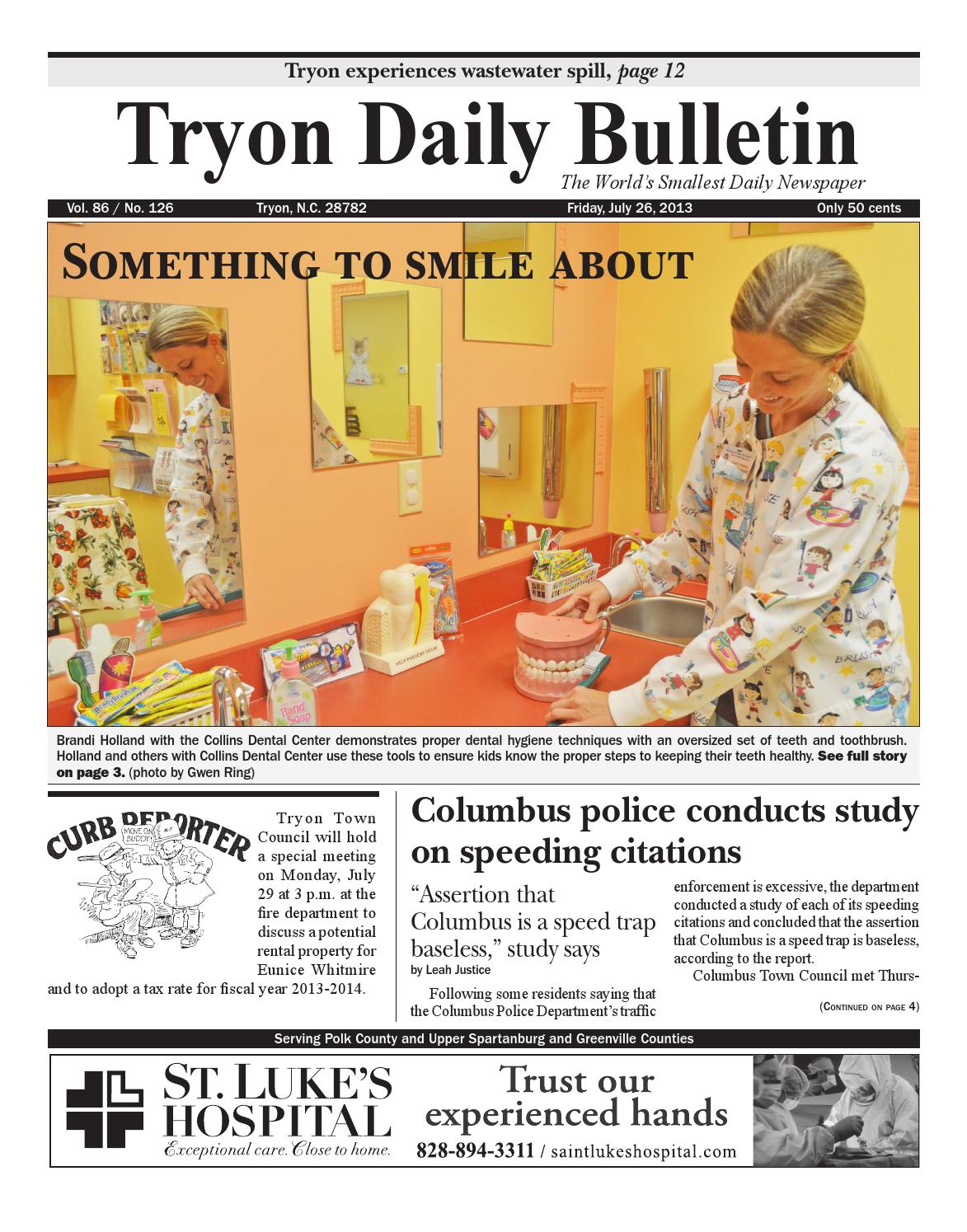 20130726 by Tryon Daily Bulletin Issuu