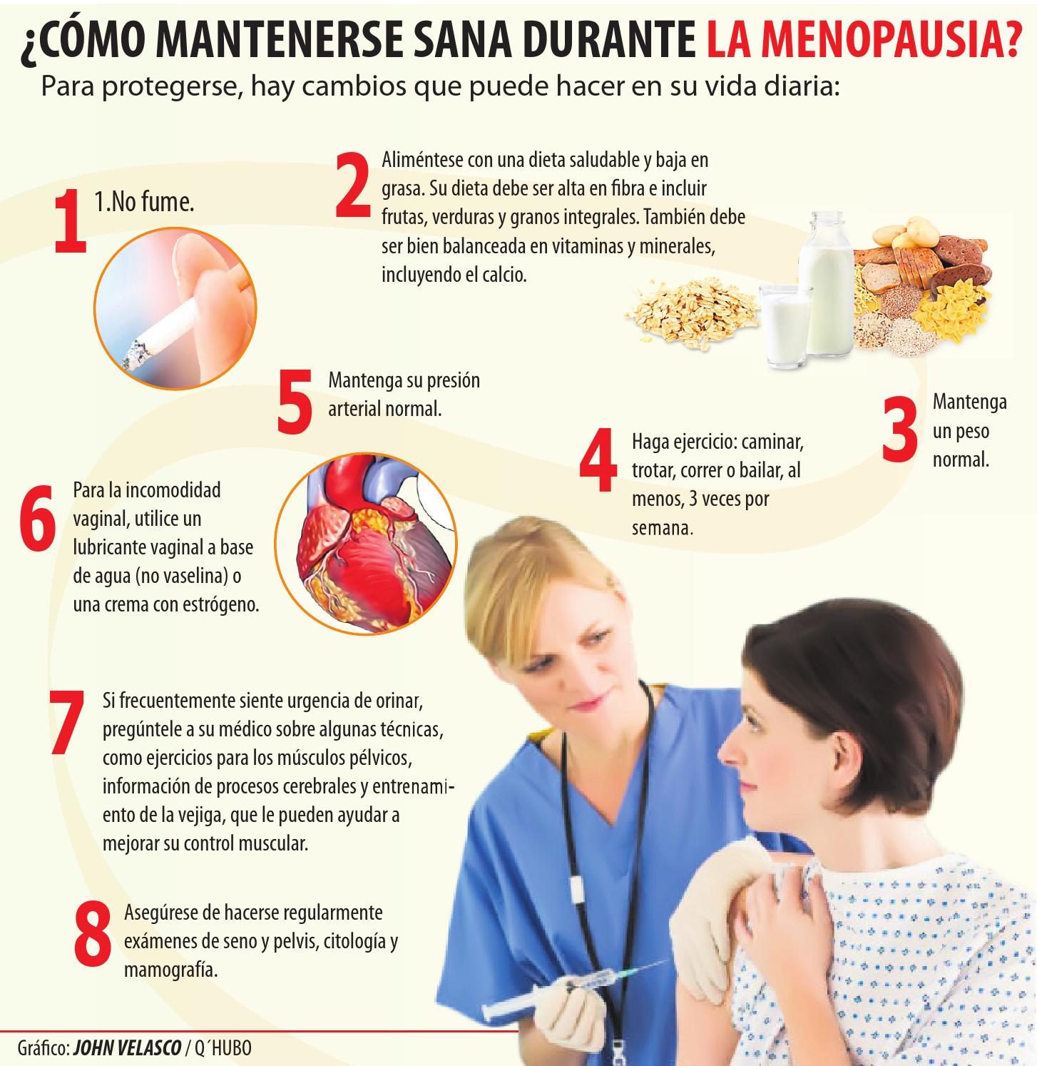 Menopausia ejercicios para la