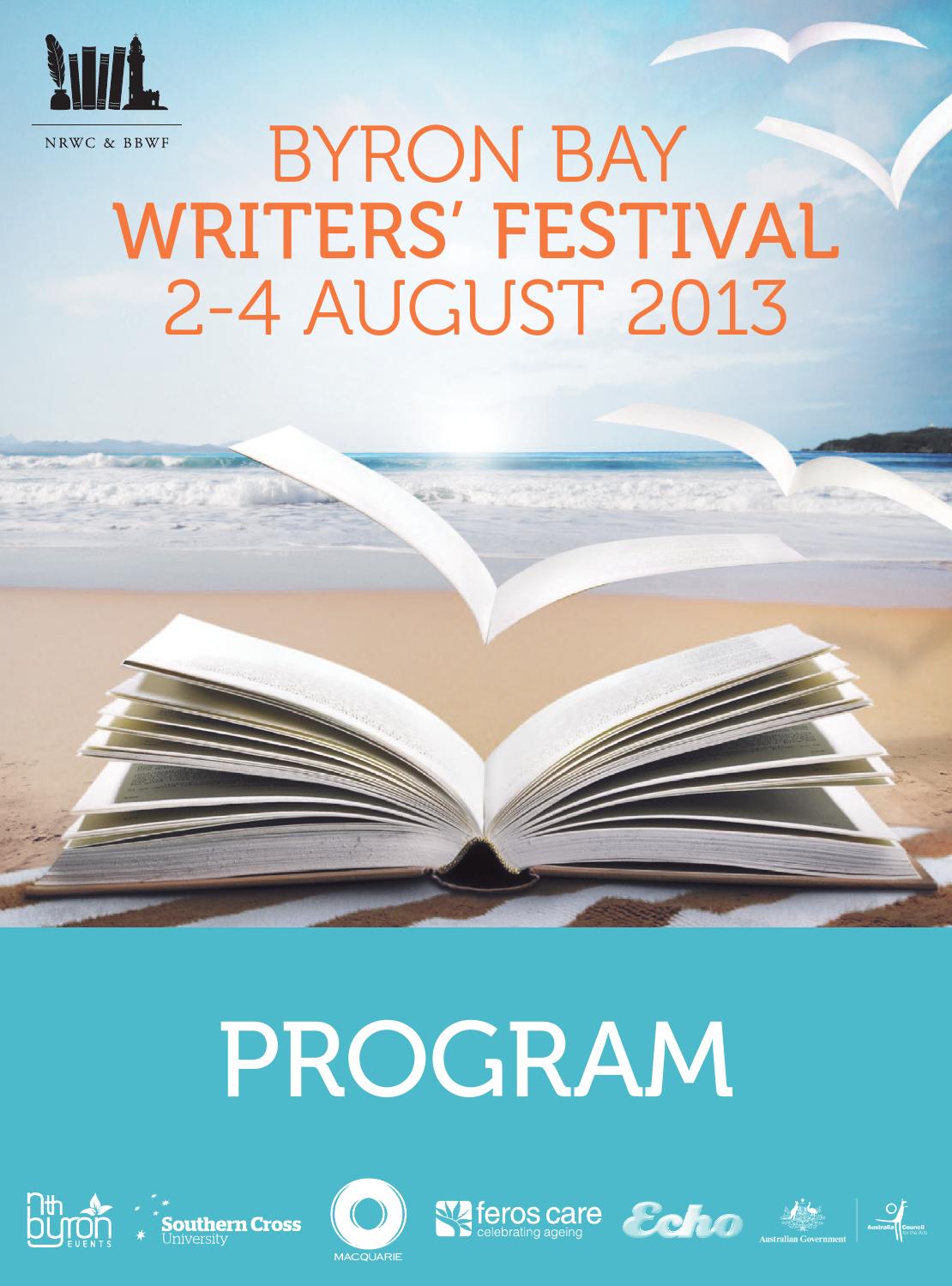 Byron Bay Writers' Festival 2013 Program