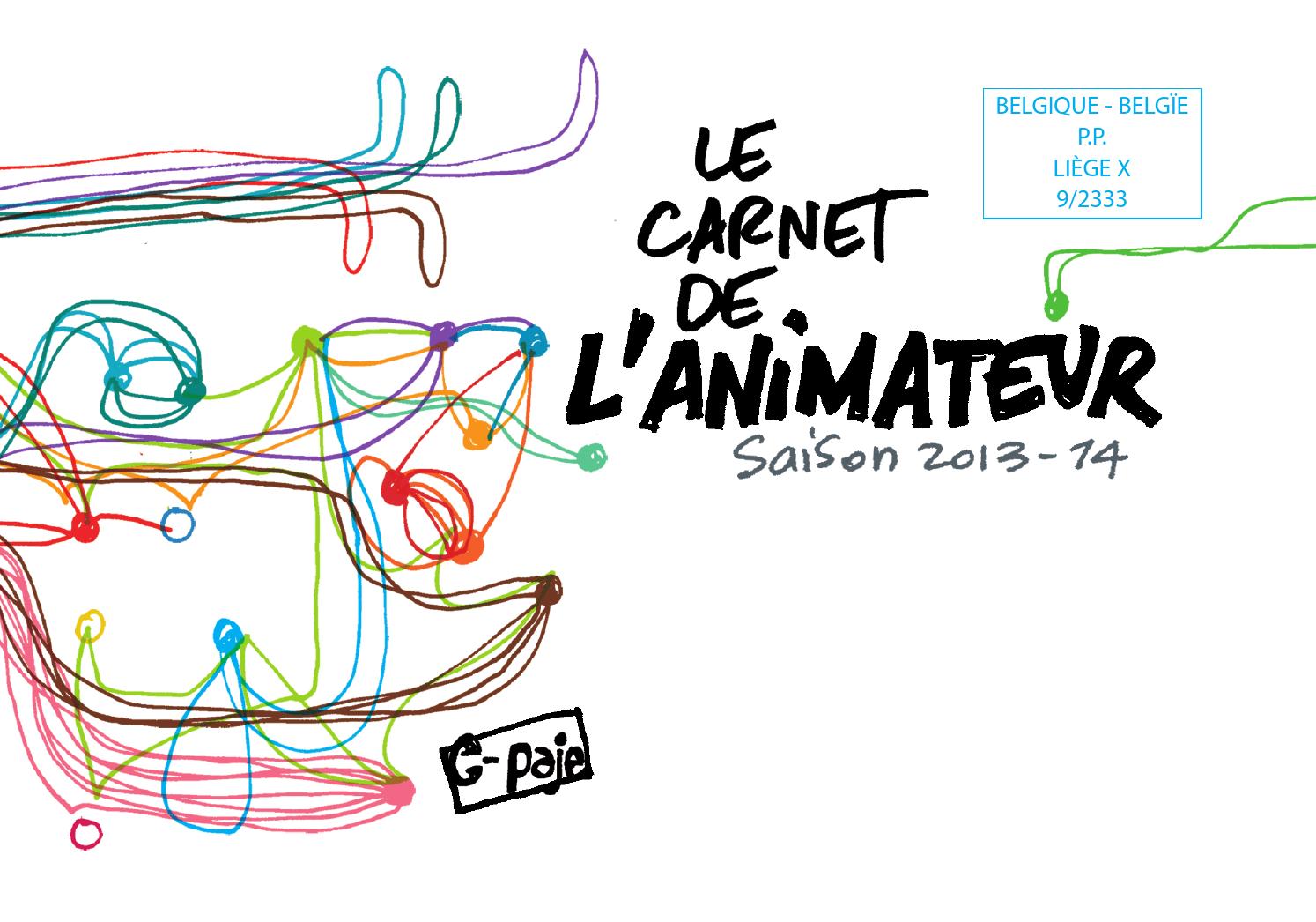 Le Carnet de l'Animateur 2013-14 by C-paje - Issuu