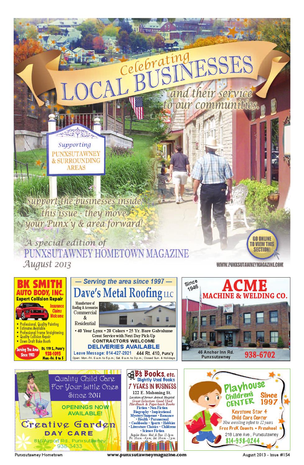 Celebrating Local Businesses by Punxsutawney Hometown Magazine Issuu
