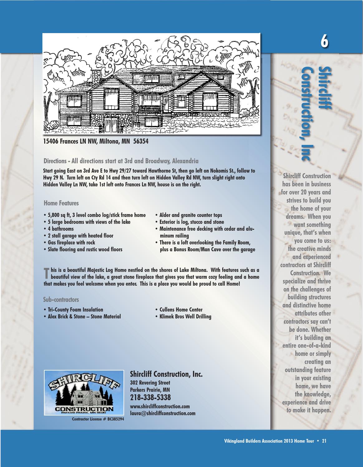 Vikingland Buiders Ociation Home Tour 2017 By Echo Press Vikingland Buiders Ociation Home Tour 2017 By Echo Press