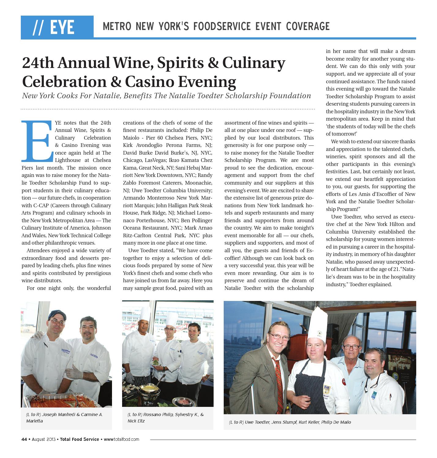 August 2013 by Total Food Service - Issuu