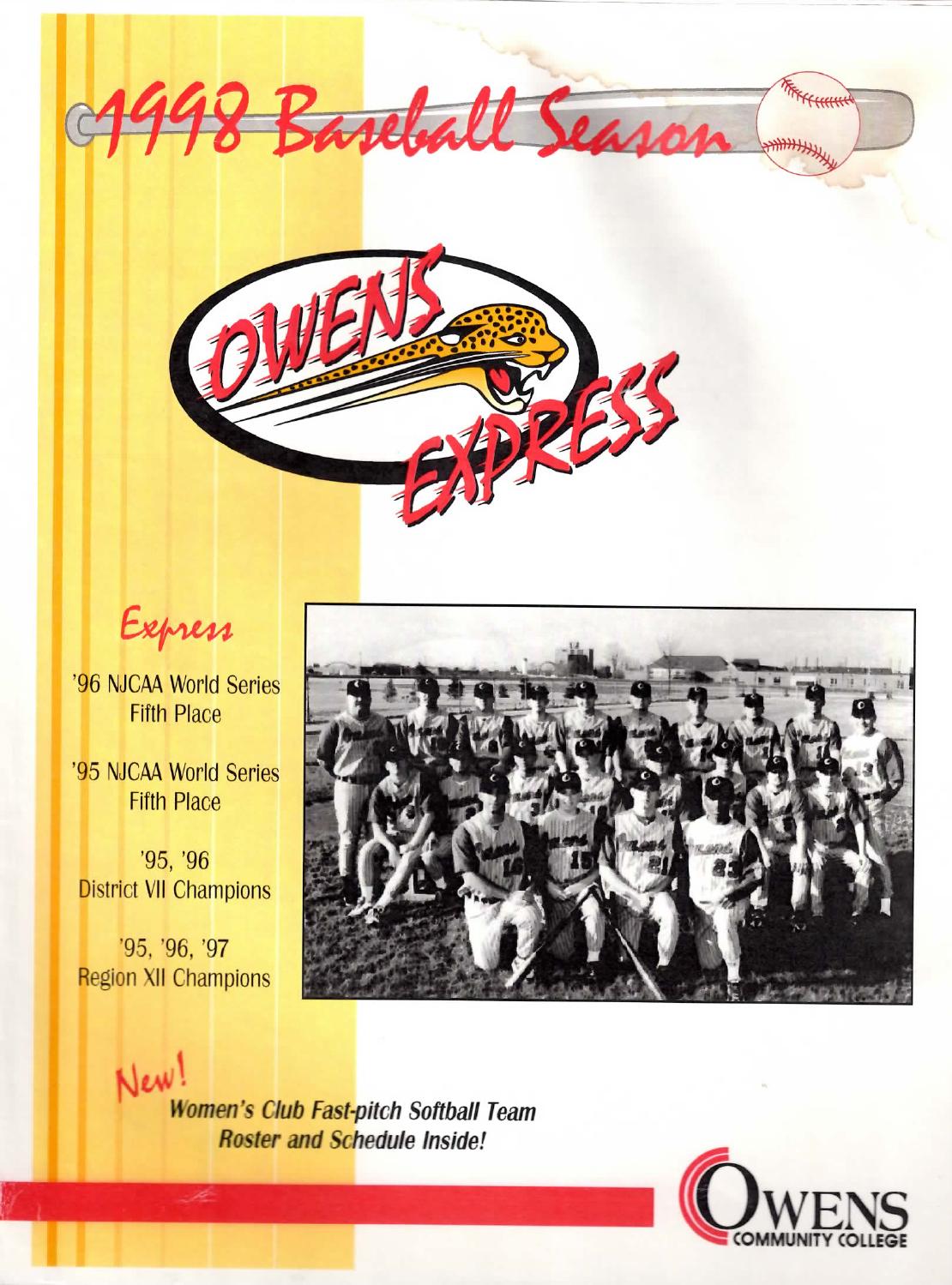 199798 Owens Express Baseball Media Guide by Owens Express Athletics