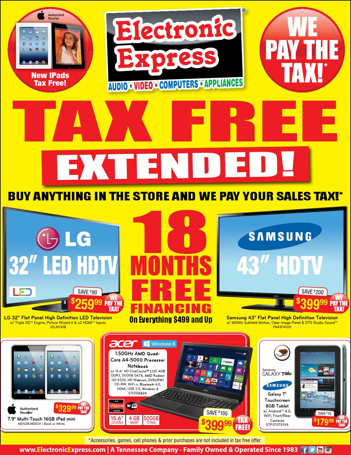 Electronic Express weekly circular week of Aug 4, 2013 by LOCALiQ USA