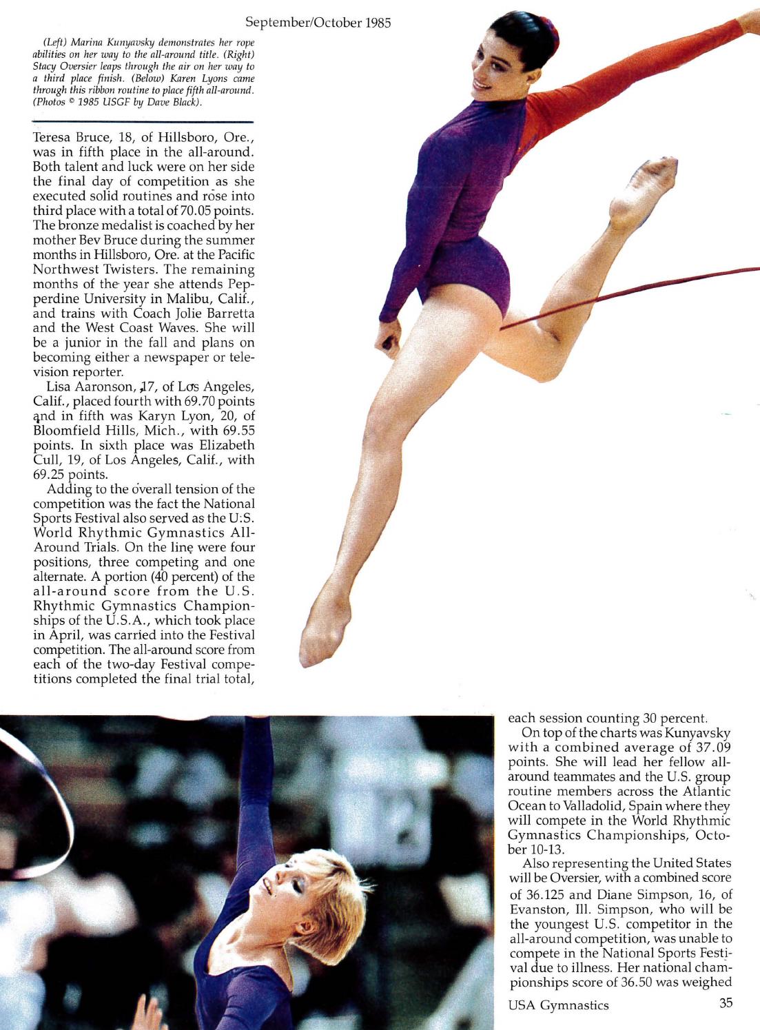 USA Gymnastics September/October 1985 by USA Gymnastics Issuu