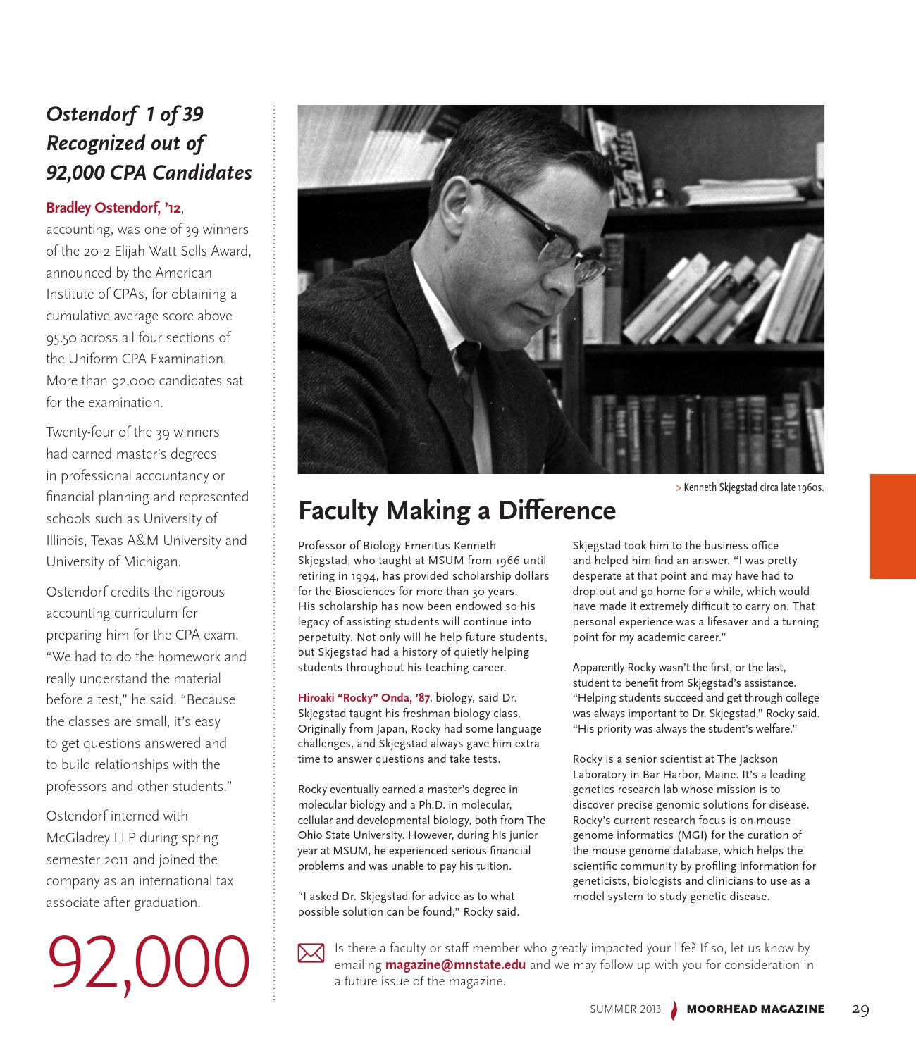 Moorhead Magazine Summer 2013 by MSU Moorhead Issuu