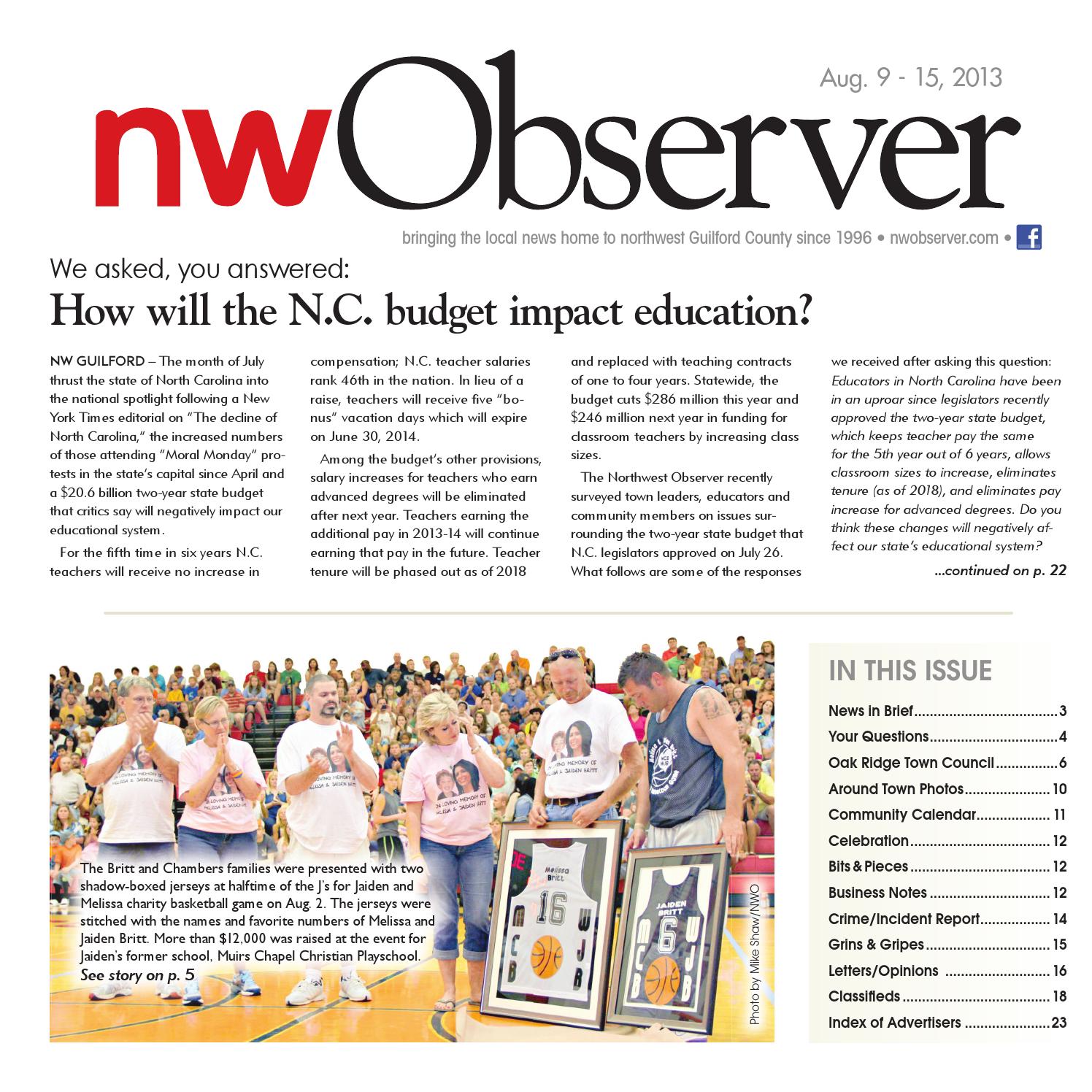 Northwest Observer | August 9 - 15, 2013 by pscommunications - Issuu