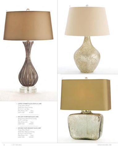 Arteriors 工程 2013 灯饰目录 第 19 页
