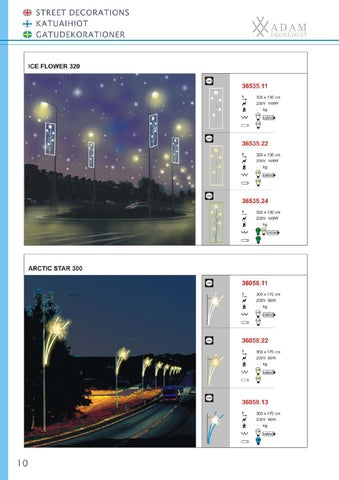ADAMLIGHTS Adam Decolight Christmas 灯饰目录 2010 / 2011 eng fin swe 第 11 页