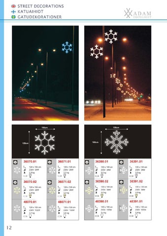 ADAMLIGHTS Adam Decolight Christmas 灯饰目录 2010 / 2011 eng fin swe 第 13 页