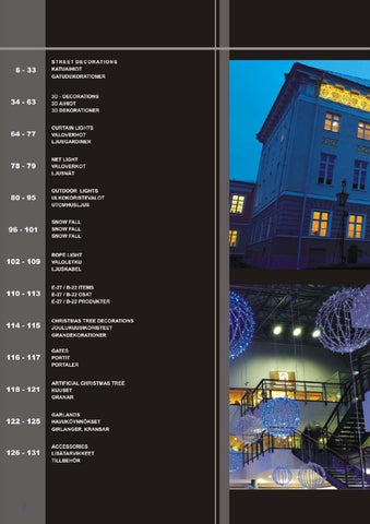 ADAMLIGHTS Adam Decolight Christmas 灯饰目录 2010 / 2011 eng fin swe 第 3 页