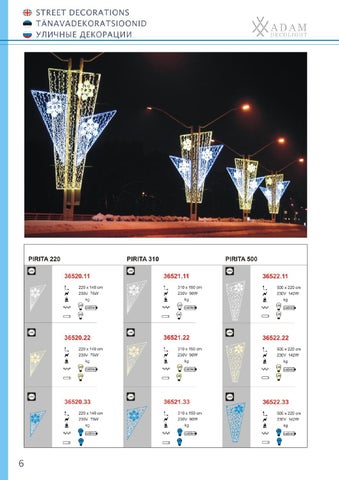 ADAMLIGHTS Adam Decolight Christmas 灯饰目录 2010 / 2011 rus 第 7 页