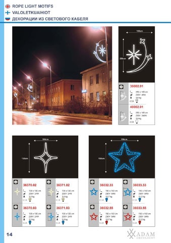 ADAMLIGHTS Adam Decolight Christmas 灯饰目录 2009 / 2010 eng fin rus 第 15 页