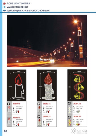 ADAMLIGHTS Adam Decolight Christmas 灯饰目录 2009 / 2010 eng fin rus 第 21 页