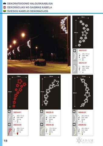 ADAMLIGHTS Adam Decolight Christmas 灯饰目录 2009 / 2010 est lt lv 第 19 页