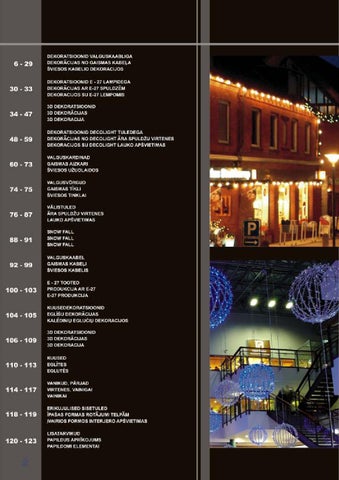 ADAMLIGHTS Adam Decolight Christmas 灯饰目录 2009 / 2010 est lt lv 第 3 页