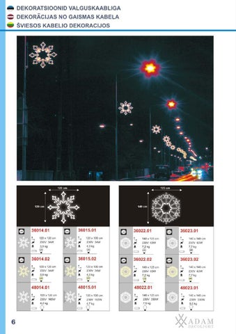 ADAMLIGHTS Adam Decolight Christmas 灯饰目录 2009 / 2010 est lt lv 第 7 页