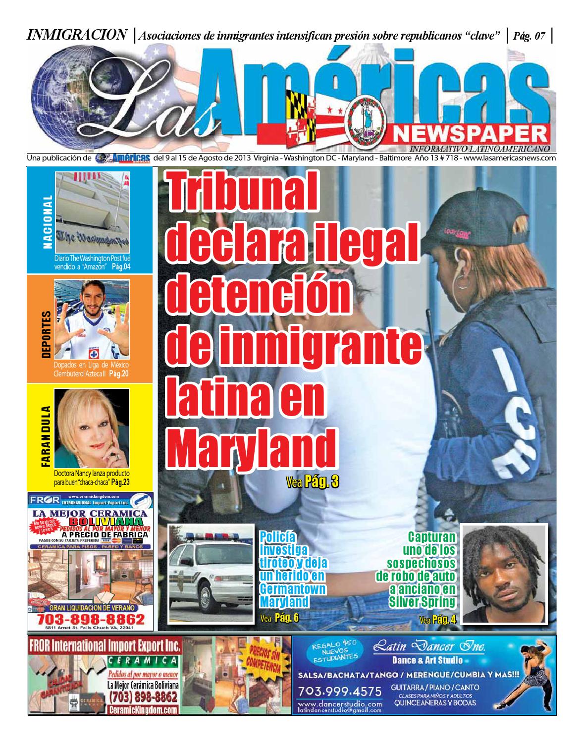 9 de Agosto 2013 Las Américas Newspaper by Las Americas Newspaper Issuu