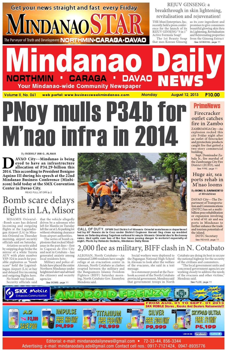 Mindanao Daily Davao (August 12, 2013) by Mindanao Daily News - Issuu