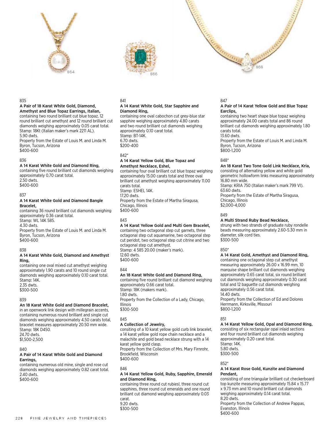 255 Fine Jewelry And Timepieces By Hindman Issuu Fine Jewelry And Timepieces By Hindman