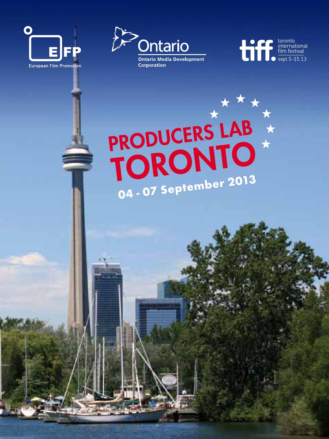 Producers Lab Toronto 2013 by °efp european film promotion Issuu