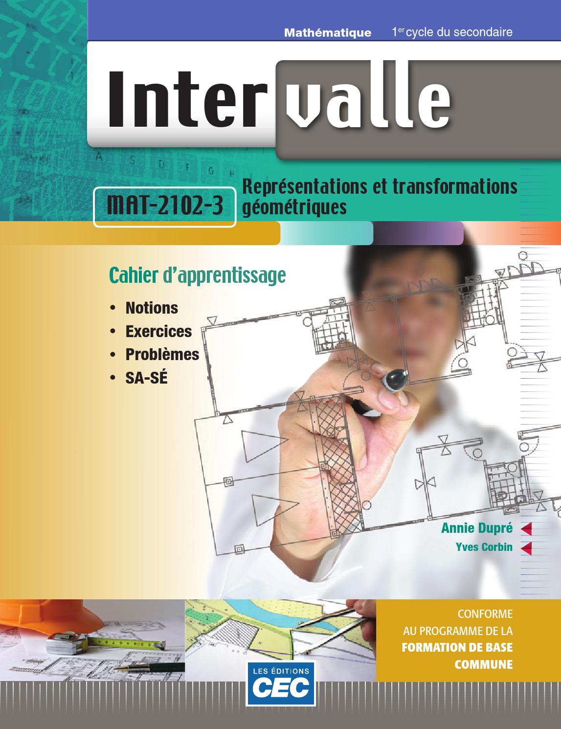 Intervalle Cahier 2102 By Les ditions CEC Issuu intervalle-cahier-2102-by-les-ditions-cec-issuu
