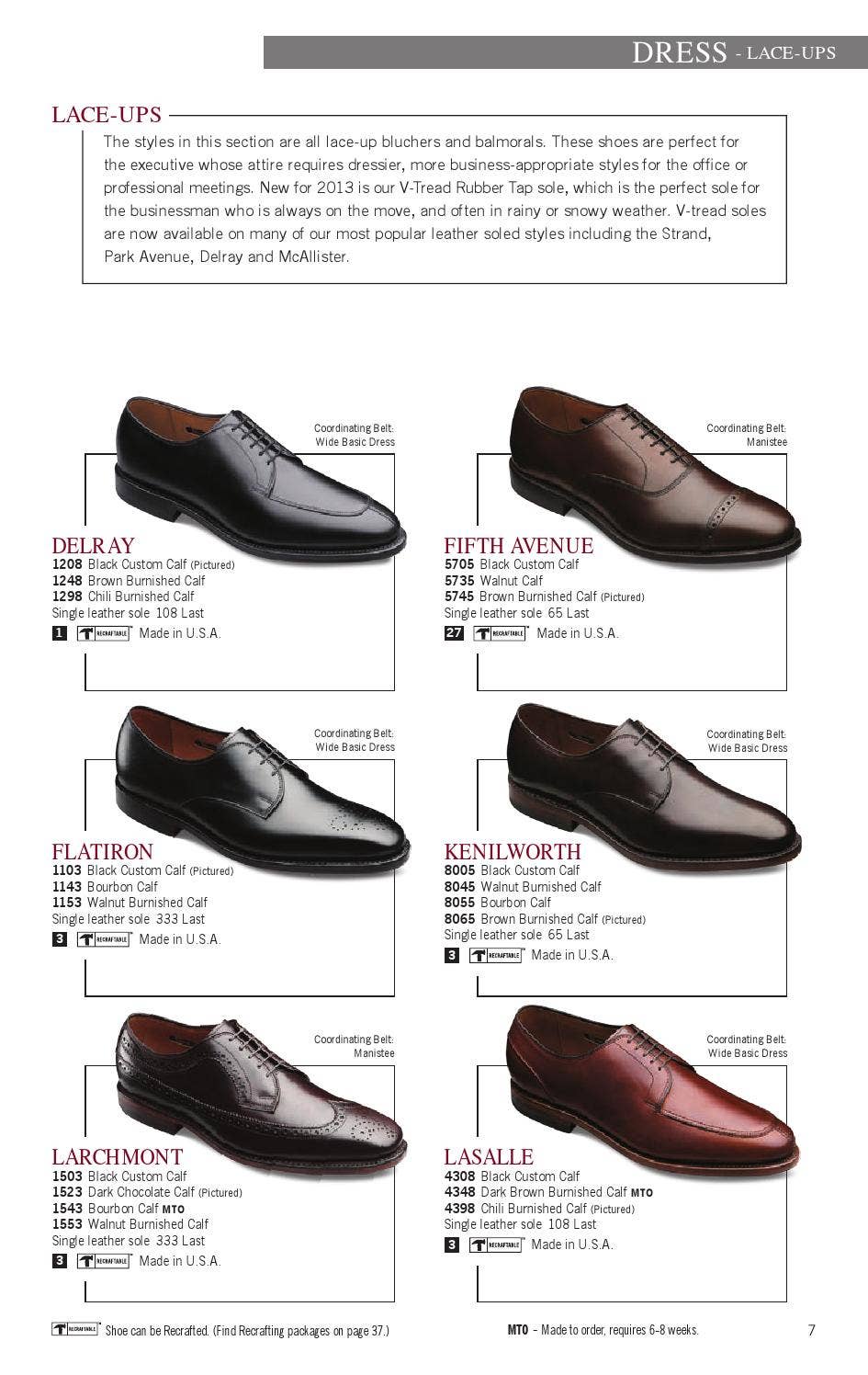 2013 Collection Catalog Allen Edmonds by Allen Edmonds Shoe