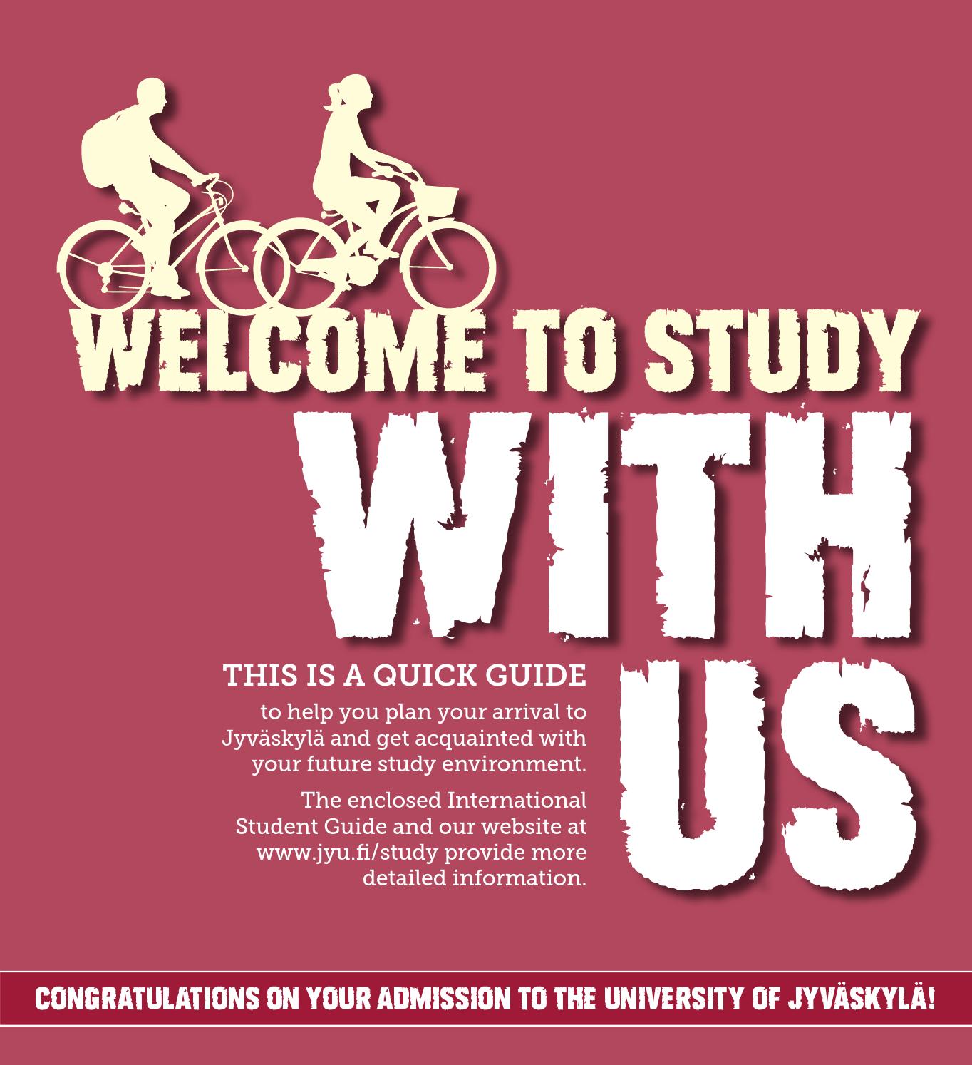 Welcome To Study With Us In The University Of Jyvaskyla Finland