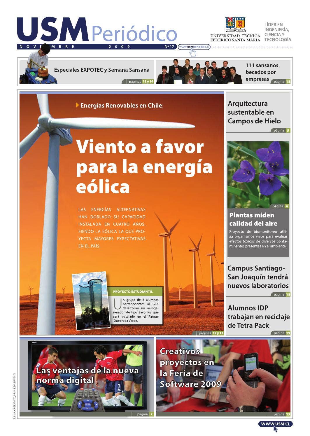 Edición nº 17 by Universidad Técnica Federico Santa María - Issuu
