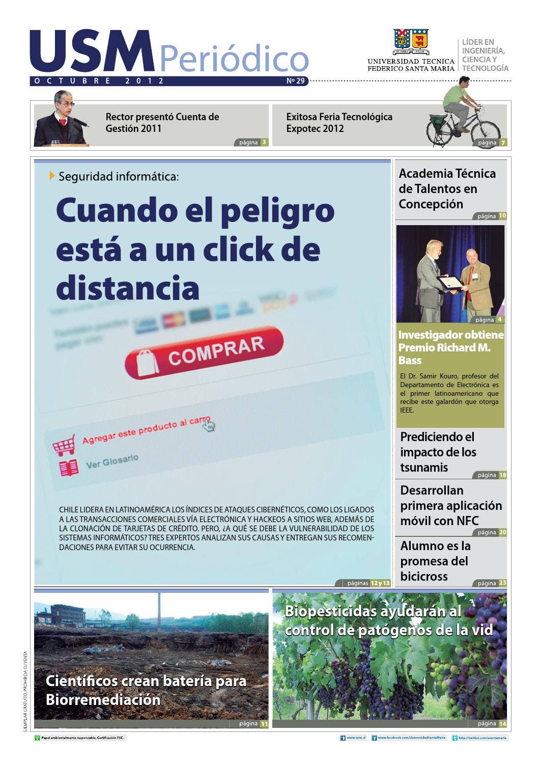 Edición nº 29 by Universidad Técnica Federico Santa María - Issuu