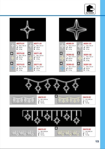 ADAMLIGHTS Adam Decolight Christmas 灯饰目录 2008 / 2009 eng fin rus 第 15 页