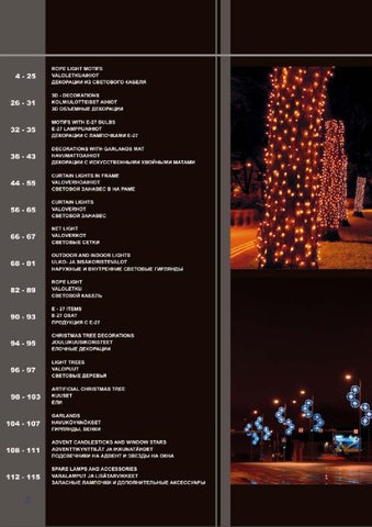 ADAMLIGHTS Adam Decolight Christmas 灯饰目录 2008 / 2009 eng fin rus 第 2 页