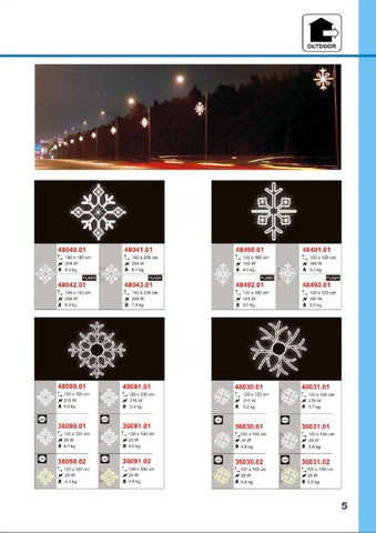 ADAMLIGHTS Adam Decolight Christmas 灯饰目录 2008 / 2009 eng fin rus 第 5 页
